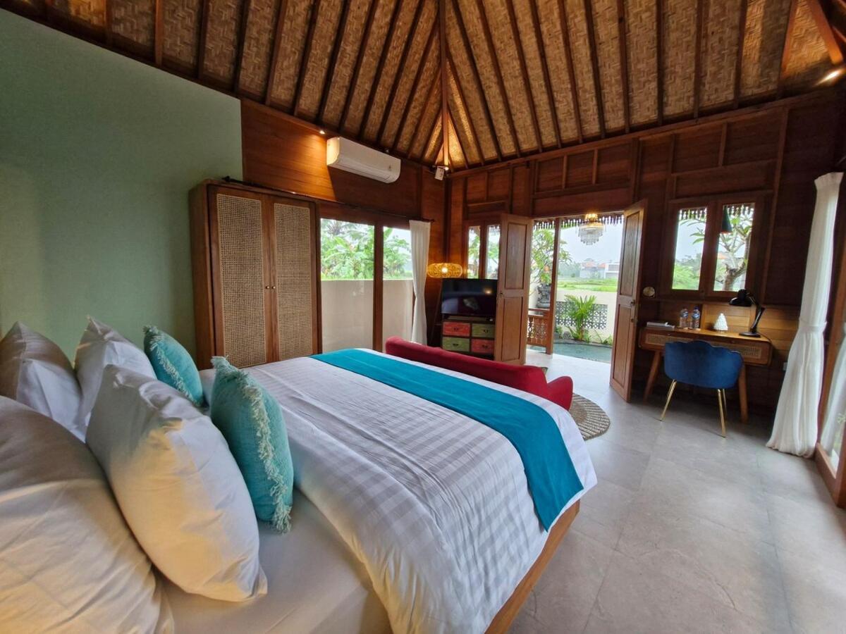1Br Mayflower Ubud Villa W Pool & Ricefield View Екстер'єр фото